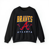 Atlanta Braves Vintage Remix MLB Crewneck Sweatshirt - SocialCreatures LTD