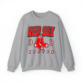 Boston Red Sox Vintage Remix MLB Crewneck Sweatshirt - SocialCreatures LTD