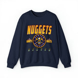 Denver Nuggets Retro NBA Crewneck Sweatshirt - SocialCreatures LTD