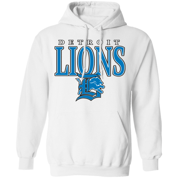 Detroit Lions Retro NFL Hoodie - SocialCreatures LTD
