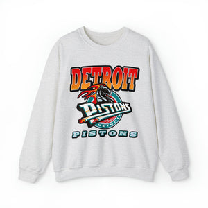 Detroit Pistons "Iron Horse" Vintage 90's NBA Crewneck Sweatshirt - SocialCreatures LTD