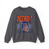 Detroit Tigers Vintage Remix MLB Crewneck Sweatshirt - SocialCreatures LTD