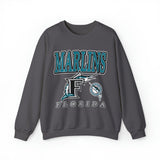Florida Marlins Vintage Remix MLB Crewneck Sweatshirt - SocialCreatures LTD