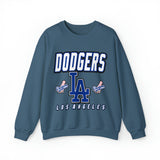 Los Angeles Dodgers Vintage Remix MLB Crewneck Sweatshirt - SocialCreatures LTD