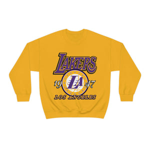 Los Angeles Lakers Vintage 2000's NBA Crewneck Sweatshirt - SocialCreatures LTD