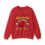 Miami Heat Vintage NBA Crewneck Sweatshirt - SocialCreatures LTD