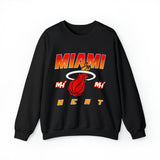 Miami Heat Vintage NBA Crewneck Sweatshirt - SocialCreatures LTD