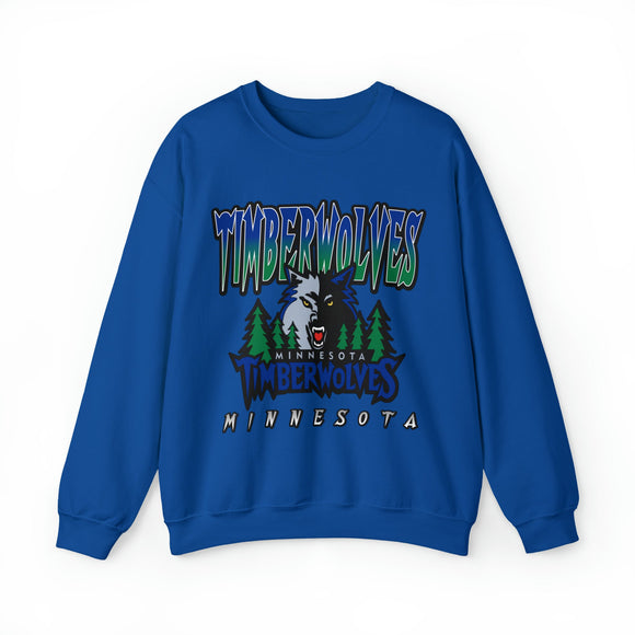 Minnesota Timberwolves Vintage 2000's NBA Crewneck Sweatshirt - SocialCreatures LTD