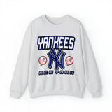 New York Yankees Vintage Remix MLB Crewneck Sweatshirt - SocialCreatures LTD