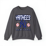 New York Yankees Vintage Remix MLB Crewneck Sweatshirt - SocialCreatures LTD