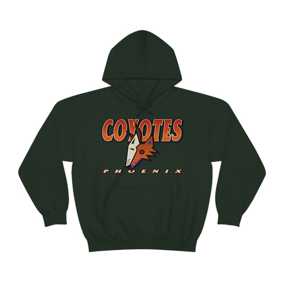 Phoenix Coyotes Vintage NHL Heavyweight Hoodie - SocialCreatures LTD