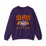 Phoenix Suns Golden Vintage 90's NBA Crewneck Sweatshirt - SocialCreatures LTD