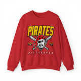Pittsburgh Pirates Vintage Remix MLB Crewneck Sweatshirt - SocialCreatures LTD