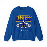 Seattle Mariners Vintage Remix MLB Crewneck Sweatshirt - SocialCreatures LTD