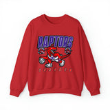 Toronto Raptors "Purple Raptor" Vintage 90's NBA Crewneck Sweatshirt - SocialCreatures LTD