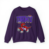 Toronto Raptors Vintage 90's "Dinosaur" NBA Crewneck Sweatshirt - SocialCreatures LTD