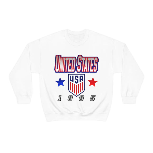 United States World Cup Soccer Vintage Crewneck Sweatshirt - SocialCreatures LTD