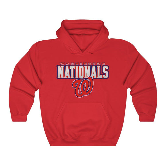 Washington Nationals Vintage 90's Heavyweight MLB Hoodie - SocialCreatures LTD