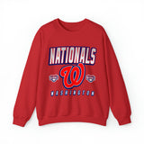 Washington Nationals Vintage Remix MLB Crewneck Sweatshirt - SocialCreatures LTD